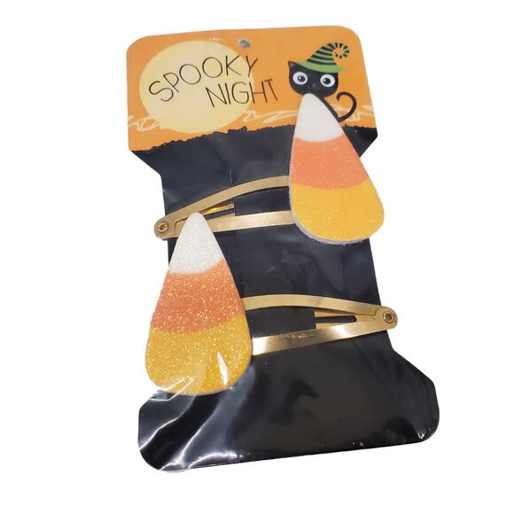 Little Girls Candy Corn Pants Halloween Costume Pants Spooky Night Size 5 - Picture 2 of 8